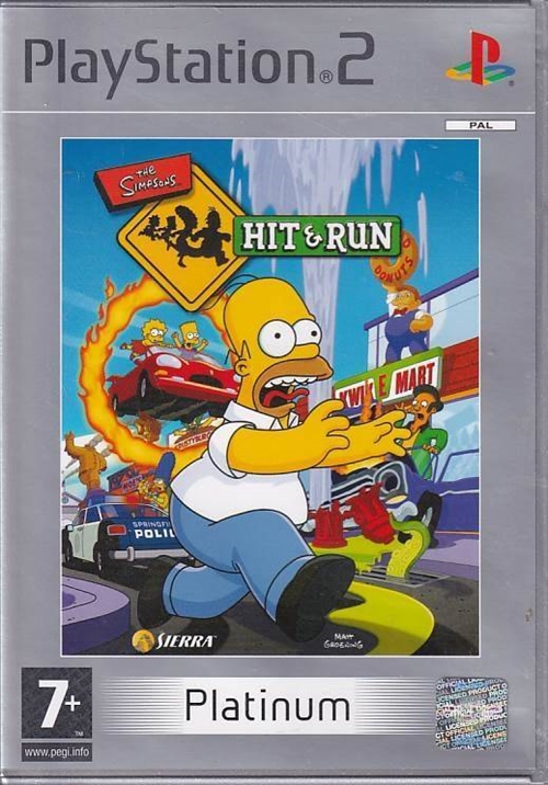 The Simpsons Hit and Run Platinum - PS2 (B Grade) (Genbrug)